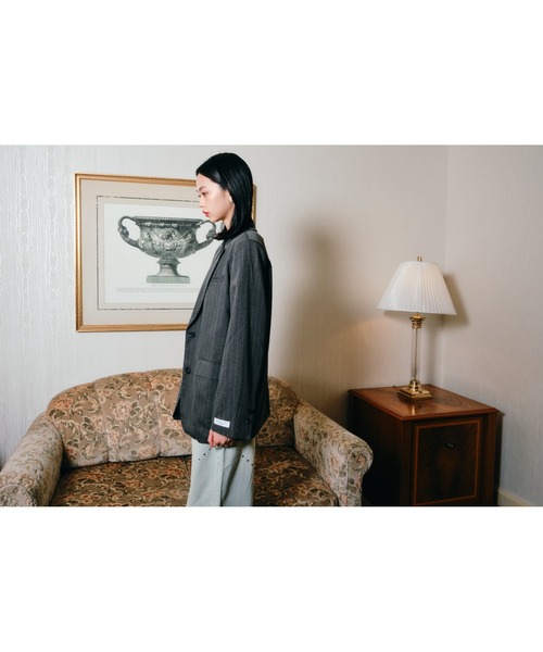 Smyeon（スミョン）の「Embroidery tailored jacket/刺繍入り