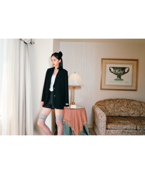 Embroidery tailored jacket/刺繍入りテーラードジャケット