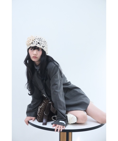 Embroidery tailored jacket/刺繍入りテーラードジャケット