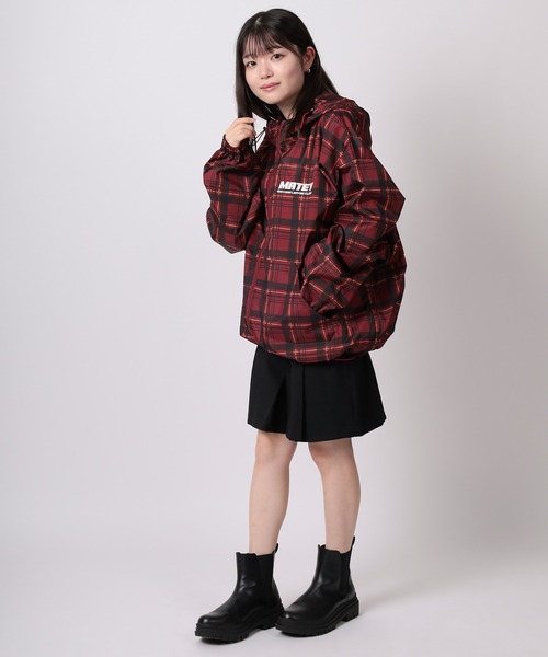 J①　βMEN　タータンチェックフードブルゾン&カットソー ブルゾン メンズ アウター 長袖 チェック柄 送料無料・再販