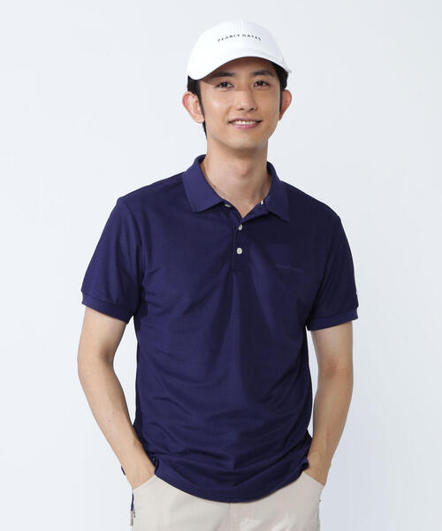 PEARLY GATES　千鳥柄リンクス ジャガードポロシャツ PEARLY GATES（パーリーゲイツ）の「【PEARLY GATES】千鳥柄