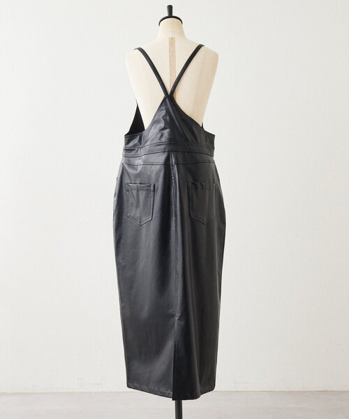 フェイクレザージャンスカ【SUM1 STYLE(スミスタイル)】（シャツ