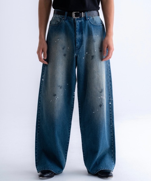 Vintage wide straight denim / ヴィンテージワイドストレートデニム