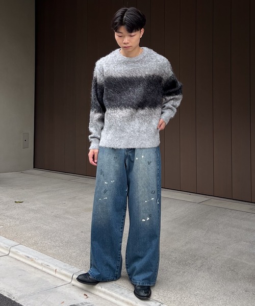 Vintage wide straight denim / ヴィンテージワイドストレートデニム
