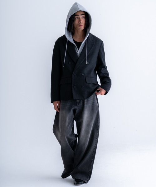 SINSS（シンス）の「Vintage wide straight denim / ヴィンテージワイドストレートデニム（デニムパンツ・メンズ・ブラック/ブラック系その他/ブルー系その他・X-SMALL/SMALL/MEDIUM/LARGE）」の8枚目の写真