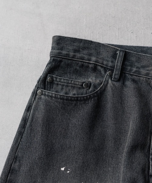 SINSS（シンス）の「Vintage wide straight denim / ヴィンテージワイドストレートデニム（デニムパンツ・メンズ・ブラック/ブラック系その他/ブルー系その他・X-SMALL/SMALL/MEDIUM/LARGE）」の15枚目の写真
