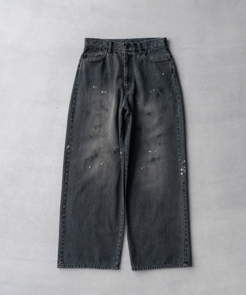 SINSS（シンス）の「Vintage wide straight denim / ヴィンテージワイドストレートデニム（デニムパンツ・メンズ・ブラック/ブラック系その他/ブルー系その他・X-SMALL/SMALL/MEDIUM/LARGE）」の13枚目の写真