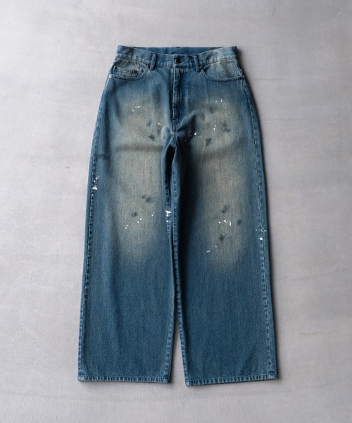 SINSS（シンス）の「Vintage wide straight denim / ヴィンテージワイドストレートデニム（デニムパンツ・メンズ・ブラック/ブラック系その他/ブルー系その他・X-SMALL/SMALL/MEDIUM/LARGE）」の22枚目の写真