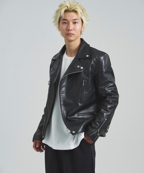 JE-BUFFARO CALF ダブルライダース（ライダースジャケット）｜JACKROSE