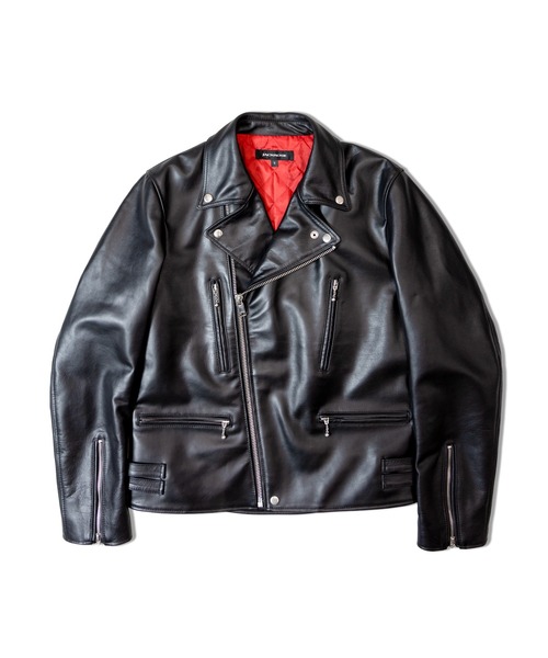 JACKROSE（ジャックローズ）の「JE-BUFFARO CALF　ダブルライダース（ライダースジャケット・メンズ・ブラック・XL/L/M/S）」の17枚目の写真