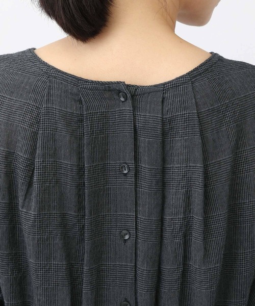natural by clip》LCRグレンチェックワンピース[プチサイズあり