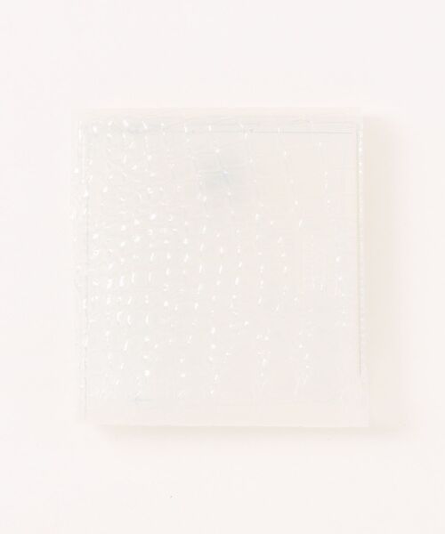 beautiful people(ビューティフルピープル)の「NOTHING TO HIDE VINYL CARD WALLET(名刺入れ・メンズ・レッド/ホワイト・OS)」の9枚目の写真
