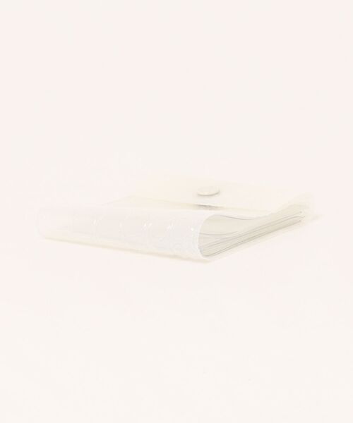 beautiful people(ビューティフルピープル)の「NOTHING TO HIDE VINYL CARD WALLET(名刺入れ・メンズ・レッド/ホワイト・OS)」の10枚目の写真