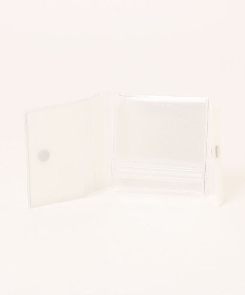 beautiful people(ビューティフルピープル)の「NOTHING TO HIDE VINYL CARD WALLET(名刺入れ・メンズ・レッド/ホワイト・OS)」の11枚目の写真