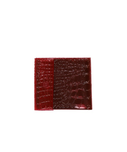 beautiful people(ビューティフルピープル)の「NOTHING TO HIDE VINYL CARD WALLET(名刺入れ・メンズ・レッド/ホワイト・OS)」の1枚目の写真