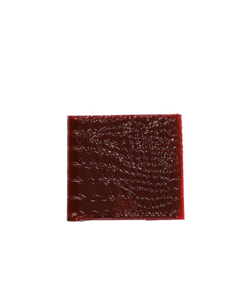 beautiful people(ビューティフルピープル)の「NOTHING TO HIDE VINYL CARD WALLET(名刺入れ・メンズ・レッド/ホワイト・OS)」の6枚目の写真