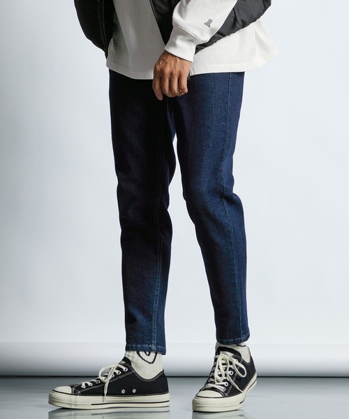 LANVIN en Bleu(ランバンオンブルー)の「超伸縮「ガムストレッチ」 スキニー 5ポケットデニム(その他パンツ・メンズ・ダークインディゴブルー/インディゴブルー・50/48/46/52)」の5枚目の写真