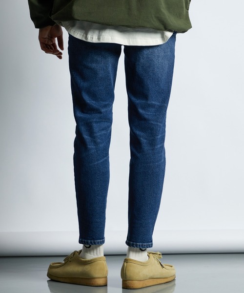 LANVIN en Bleu(ランバンオンブルー)の「超伸縮「ガムストレッチ」 スキニー 5ポケットデニム(その他パンツ・メンズ・ダークインディゴブルー/インディゴブルー・50/48/46/52)」の8枚目の写真