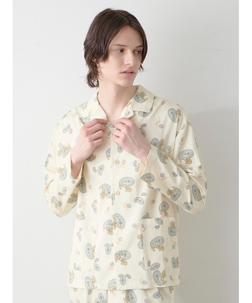 GELATO PIQUE フラワープリント ルームウェア gelato pique（ジェラートピケ） SALE20%OFF 中花柄ロングパンツ