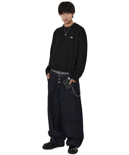 OY(オーワイ)の「『OY/オーワイ』HUSHY WARM KNIT/ハッシー ウォームニット(ニット/セーター・レディース・ブラック/グレー/ピンク・M/L)」の8枚目の写真