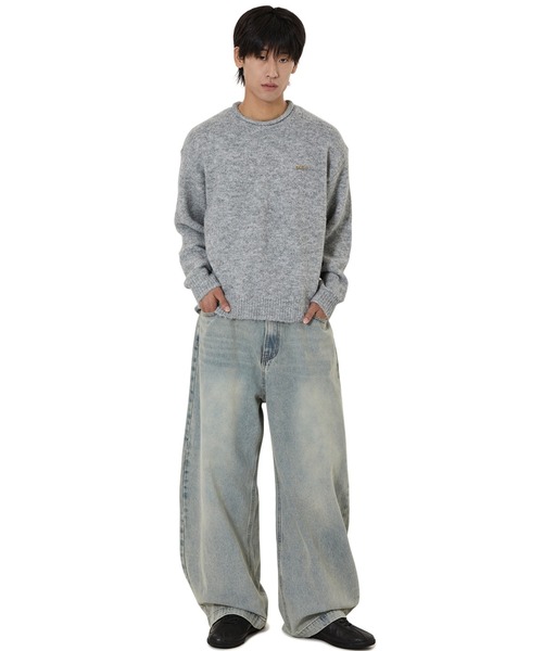 OY(オーワイ)の「『OY/オーワイ』HUSHY WARM KNIT/ハッシー ウォームニット(ニット/セーター・レディース・ブラック/グレー/ピンク・M/L)」の13枚目の写真