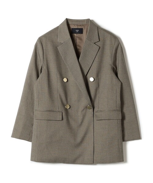 SHIPS Colors:〈手洗い可能〉無地 / チェック ダブル ボタン ブレザー