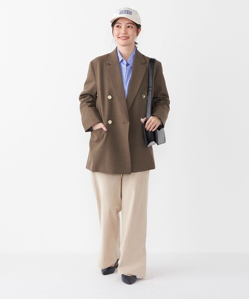 SHIPS Colors:〈手洗い可能〉無地 / チェック ダブル ボタン ブレザー