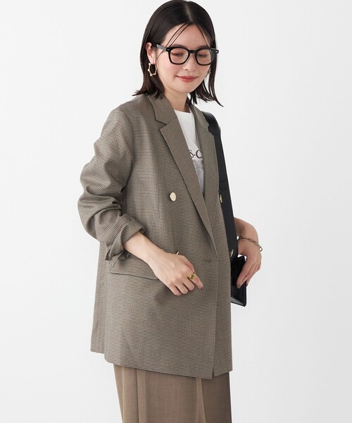 SHIPS Colors:〈手洗い可能〉無地 / チェック ダブル ボタン ブレザー