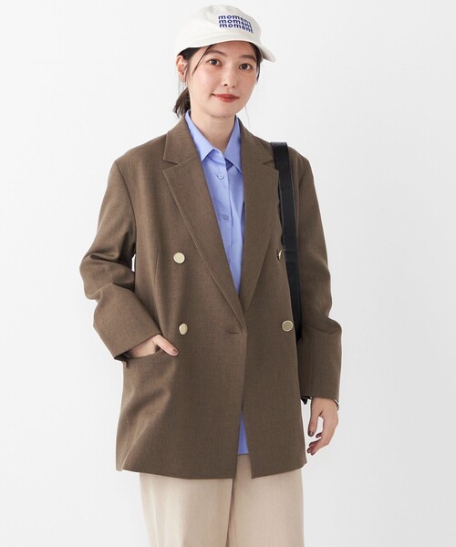SHIPS Colors:〈手洗い可能〉無地 / チェック ダブル ボタン ブレザー