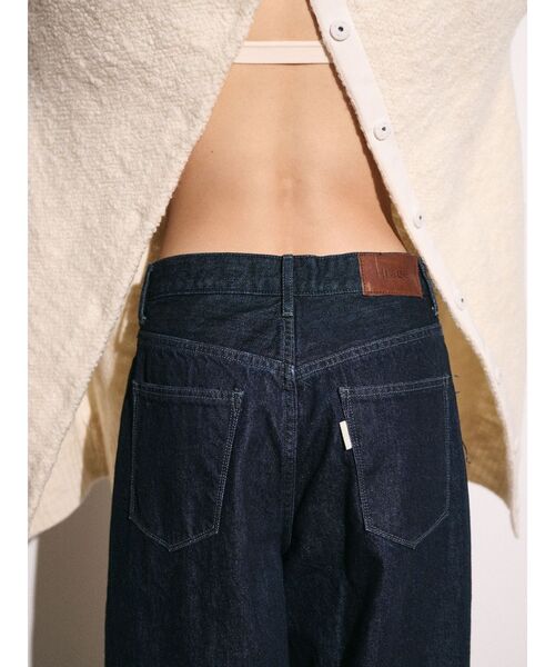 Htage（テージ）の「【Htage】バックスリットデザインビッグニット（ニット/セーター・レディース・アイボリー/ブラック・FREE）」の11枚目の写真