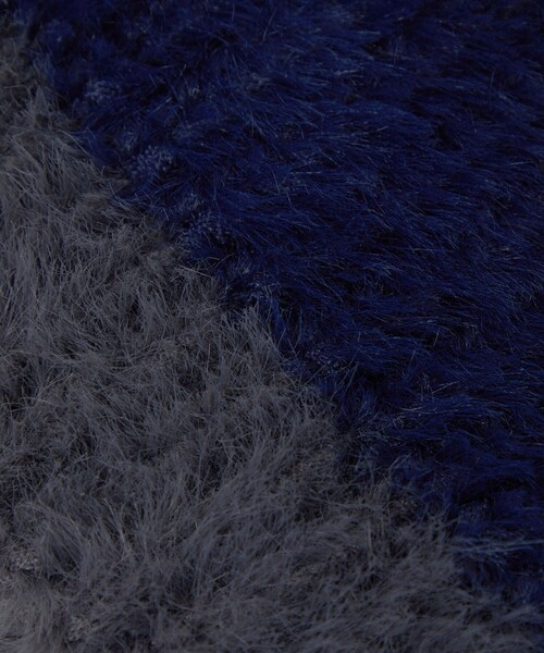 CITEN（シテン）の「<CITEN>スリムマフラー付きニットキャップ（ニットキャップ/ビーニー・レディース・ブラック/ネイビー・FREE）」の10枚目の写真