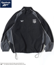 Reebok(リーボック)のReebok/リーボック Game Shirt Track Jacket/オーバーサイズ ナイロン ゲームシャツ トラックジャケット/ブルゾン/ブロークコア/レディース メンズ(ナイロンジャケット)