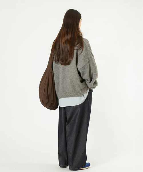 WISM(ウィズム)の「Estudio Niksen / エストゥディオ・ニクセン Knit Polo Sweater(ニット/セーター・メンズ・チャコールグレー・FREE)」の11枚目の写真