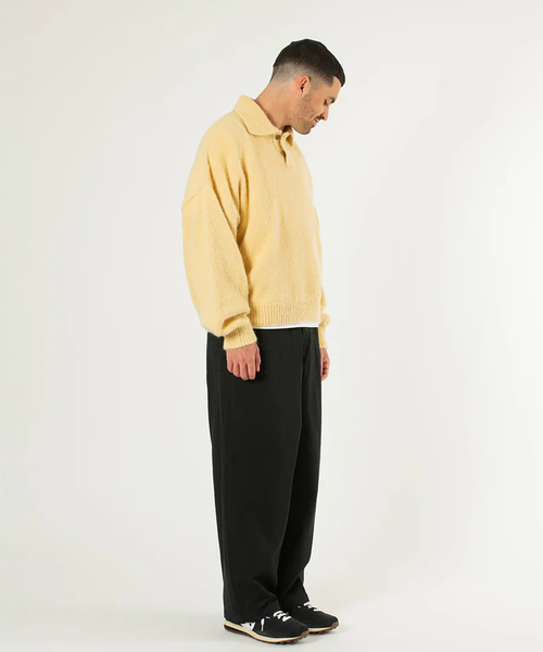 WISM(ウィズム)の「Estudio Niksen / エストゥディオ・ニクセン Knit Polo Sweater(ニット/セーター・メンズ・チャコールグレー・FREE)」の21枚目の写真