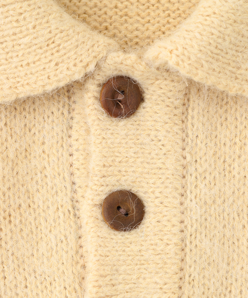 WISM(ウィズム)の「Estudio Niksen / エストゥディオ・ニクセン Knit Polo Sweater(ニット/セーター・メンズ・チャコールグレー・FREE)」の6枚目の写真
