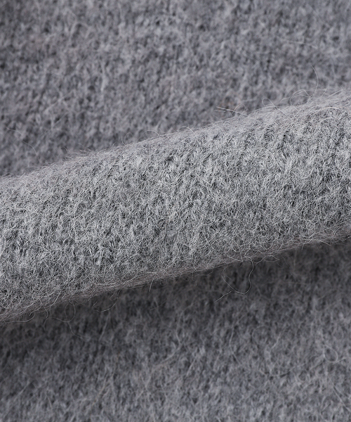 WISM(ウィズム)の「Estudio Niksen / エストゥディオ・ニクセン Knit Polo Sweater(ニット/セーター・メンズ・チャコールグレー・FREE)」の7枚目の写真