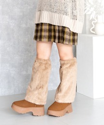 JELLY BEANS（ジェリービーンズ）の「エコファーレッグウォーマー(210-56377)JELLY BEANS(ジェリービーンズ)（レッグウォーマー）」