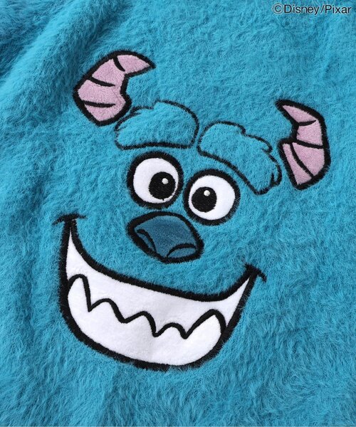Disney（ディズニー）の「ディズニーキャラクター 「マイク」「サリー」/シャギーニット（ニット/セーター・キッズ・ブルー/ライム・90/100/120）」の17枚目の写真