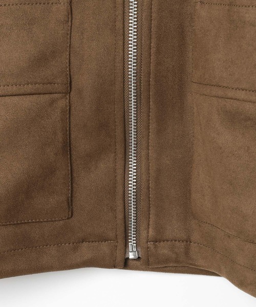 3.3 Field Trip (3.3フィールドトリップ)の「3.3 Field Trip/スエードミニ丈ジャケット(ブルゾン・レディース・ブラウン/キャメル・FREE)」の18枚目の写真