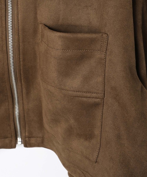 3.3 Field Trip (3.3フィールドトリップ)の「3.3 Field Trip/スエードミニ丈ジャケット(ブルゾン・レディース・ブラウン/キャメル・FREE)」の16枚目の写真