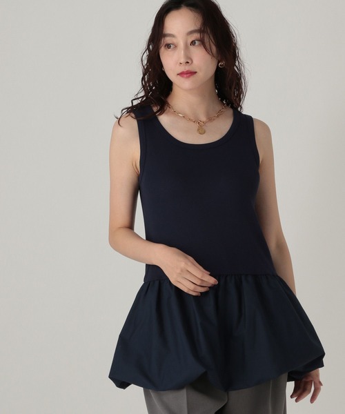 Elura（エルーラ）の「バルーンタンク/598163（タンクトップ・レディース・ブラック/ネイビー/ホワイト/チャコールグレー・FREE）」の11枚目の写真