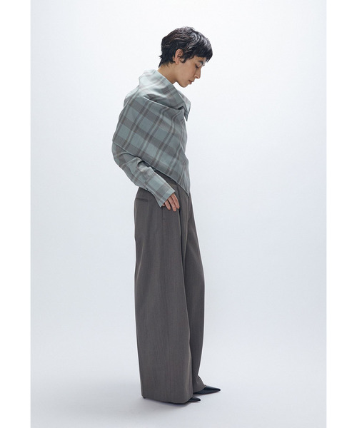 1er Arrondissement(プルミエアロンディスモン)の「TWチェックスカーフシャツ(シャツ/ブラウス・レディース・グリーン系その他7・36/38)」の10枚目の写真