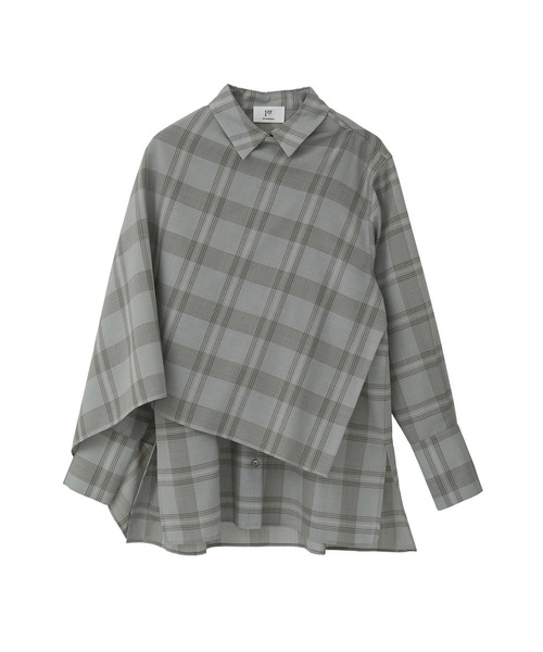 1er Arrondissement(プルミエアロンディスモン)の「TWチェックスカーフシャツ(シャツ/ブラウス・レディース・グリーン系その他7・36/38)」の8枚目の写真