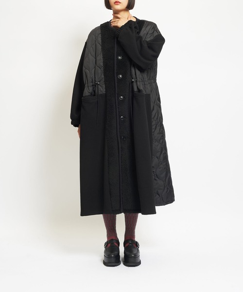 gomme ゴム　ロングキルトジャケット　コート gomme】ゴム 公式オンラインショップ