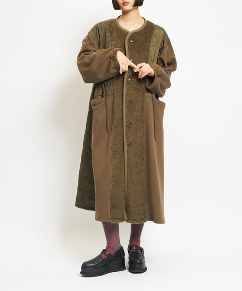 セール】アーミーキルト ロングコート（その他アウター）｜gomme（ゴム