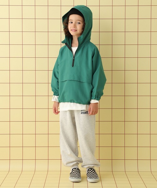 LEPSIM(レプシィム)の「【KIDS】撥水アノラックパーカー 592198(パーカー・キッズ・ブルー/グリーン・140/120/130)」の4枚目の写真
