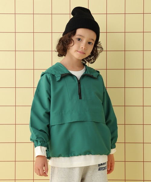 LEPSIM(レプシィム)の「【KIDS】撥水アノラックパーカー 592198(パーカー・キッズ・ブルー/グリーン・140/120/130)」の6枚目の写真