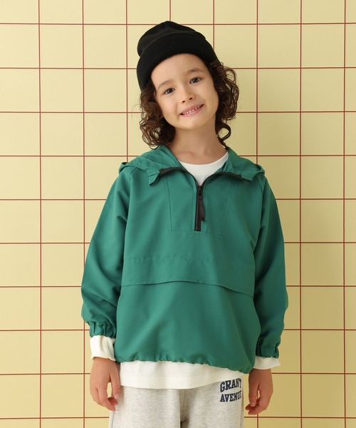 LEPSIM(レプシィム)の「【KIDS】撥水アノラックパーカー 592198(パーカー・キッズ・ブルー/グリーン・140/120/130)」の7枚目の写真
