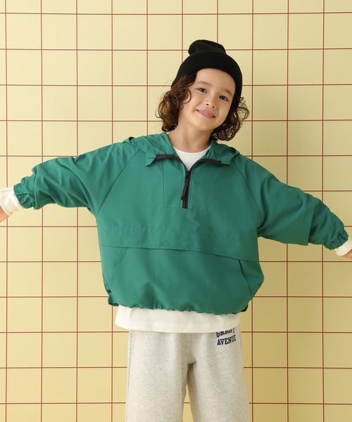 LEPSIM(レプシィム)の「【KIDS】撥水アノラックパーカー 592198(パーカー・キッズ・ブルー/グリーン・140/120/130)」の9枚目の写真