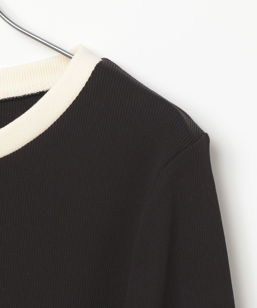 PAGEBOY(ページボーイ)の「ロゴシシュウコンパクト(長袖)(Tシャツ/カットソー・レディース・ブラック/レッド系その他/オフホワイト・FREE)」の19枚目の写真